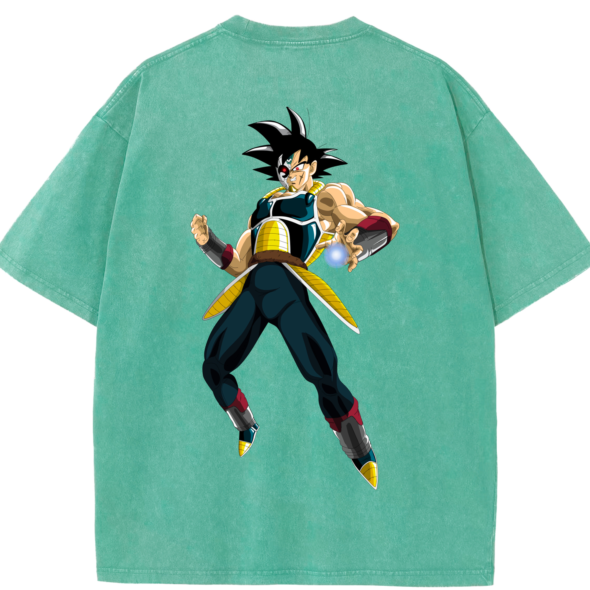 （画像用） ドラゴンボール バーダック DRAGON BALL Burdock 綿100% ヴィンテージ風 半袖Tシャツ（背面プリント）